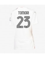 AC Milan Fikayo Tomori #23 Venkovní Dres pro Dámské 2023-24 Krátký Rukáv